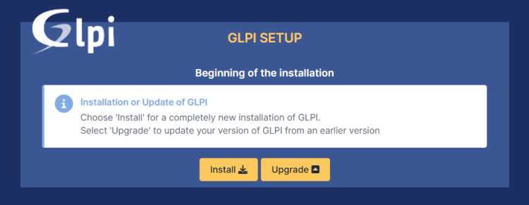 Установка GLPI