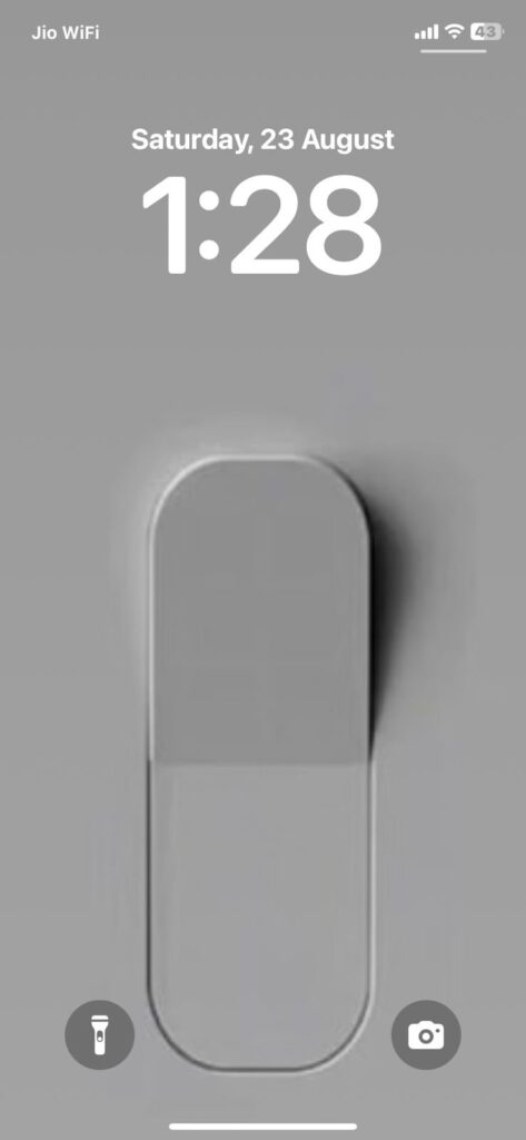 Подтверждение установки пары обоев на iPhone