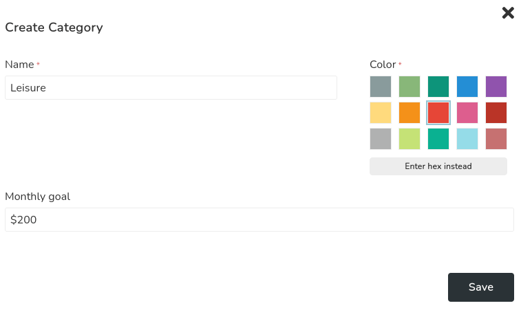 Скриншот с примером категории в Ontrack.
