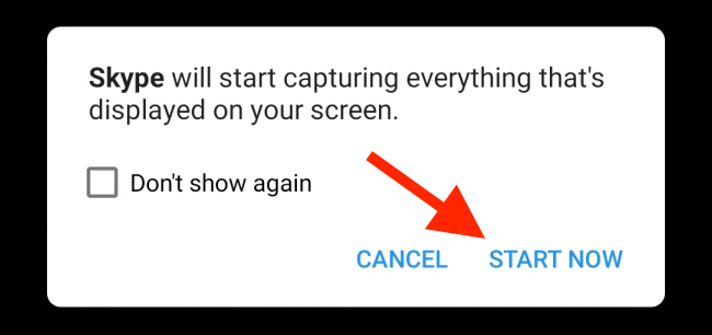 Нажмите Начать сейчас на всплывающем окне