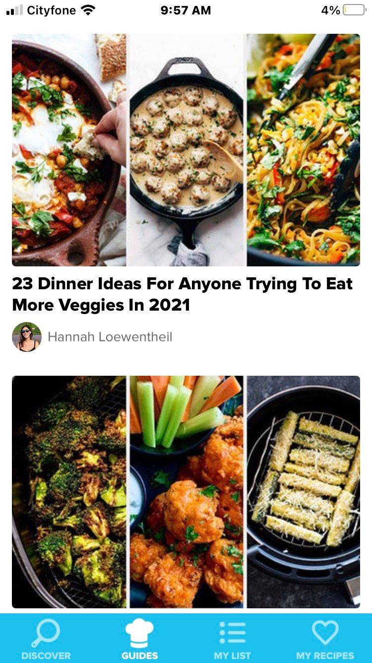 Страница сообщества Tasty