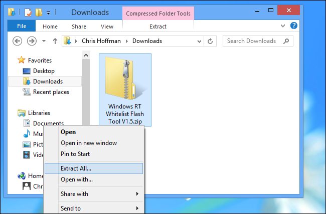 Windows RT에서 플래시 사이트 화이트리스트 추가