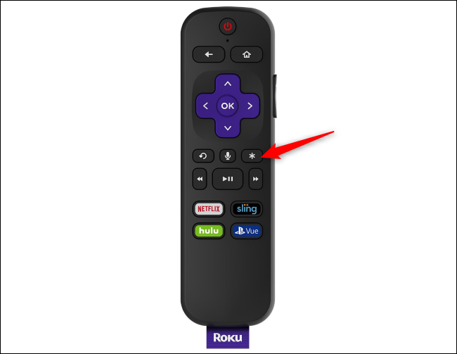 Экран домашнего меню Roku — выбор Настройки