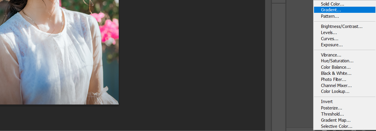 Выбрать Градиент — цветы