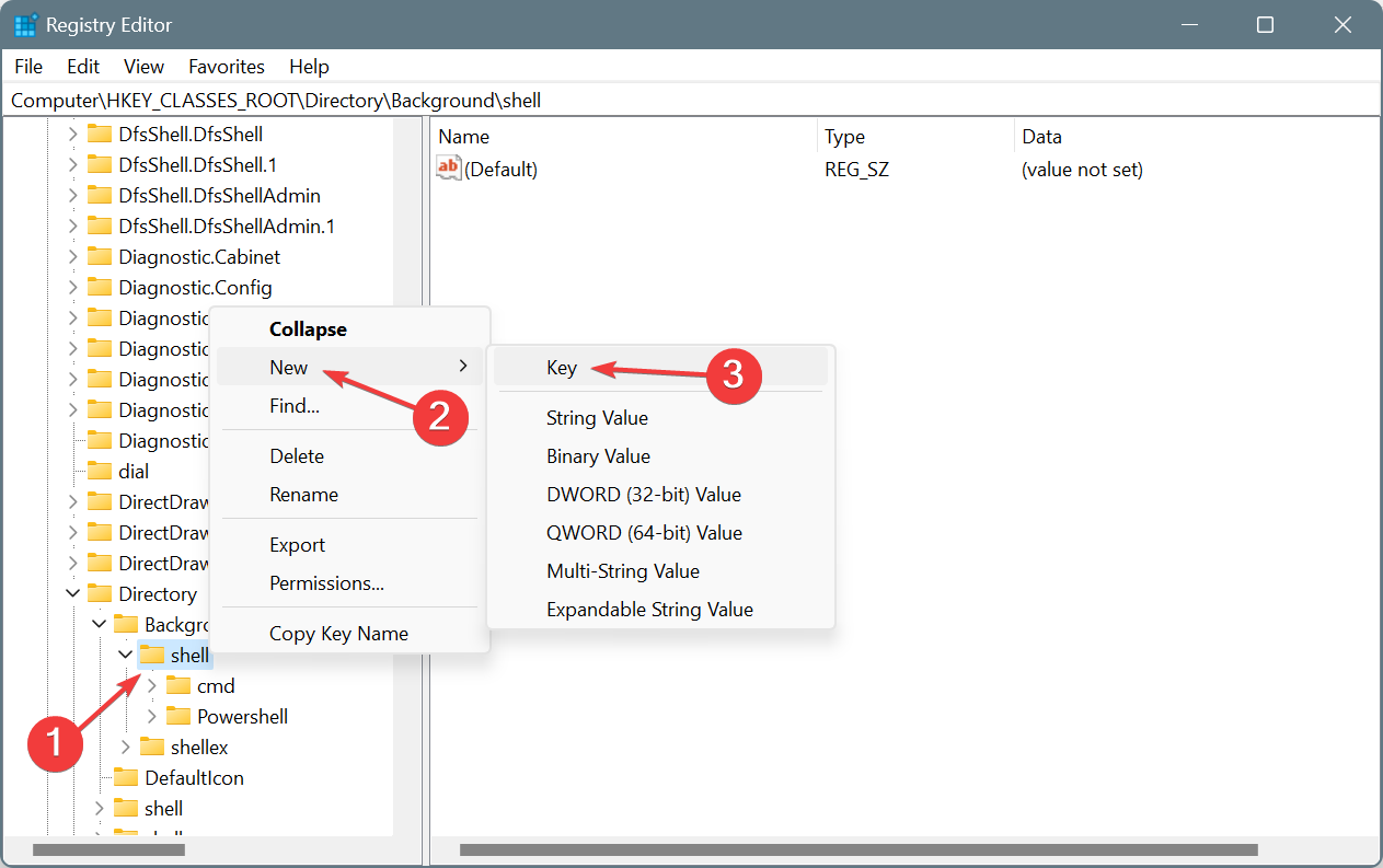 7-Zip key in registry
