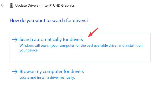 Автоматический поиск драйверов