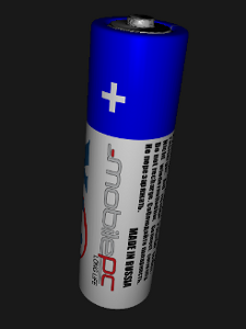 Скриншот интерфейса Battery Eater с индикатором состояния батареи