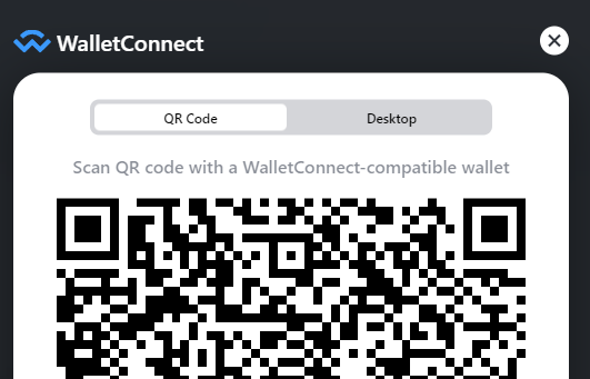 пример QR‑кода для подключения