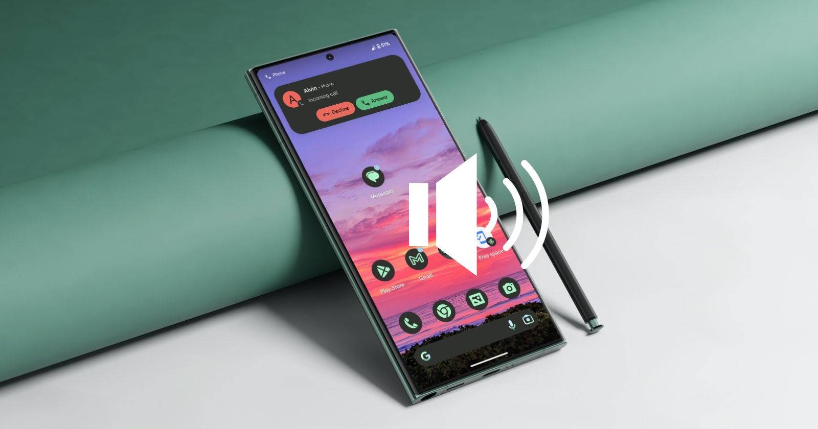 Android телефон, который звонит