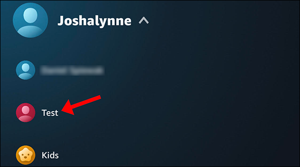 Предпросмотр нового профиля в списке профилей.