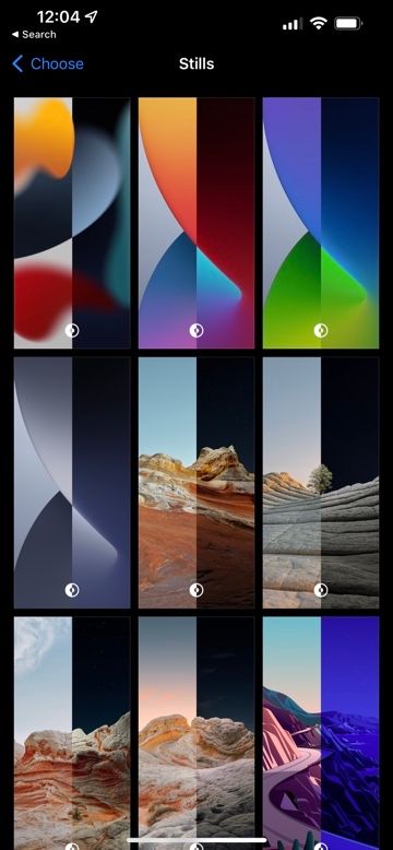 ios 15 stills iphone wallpapers
