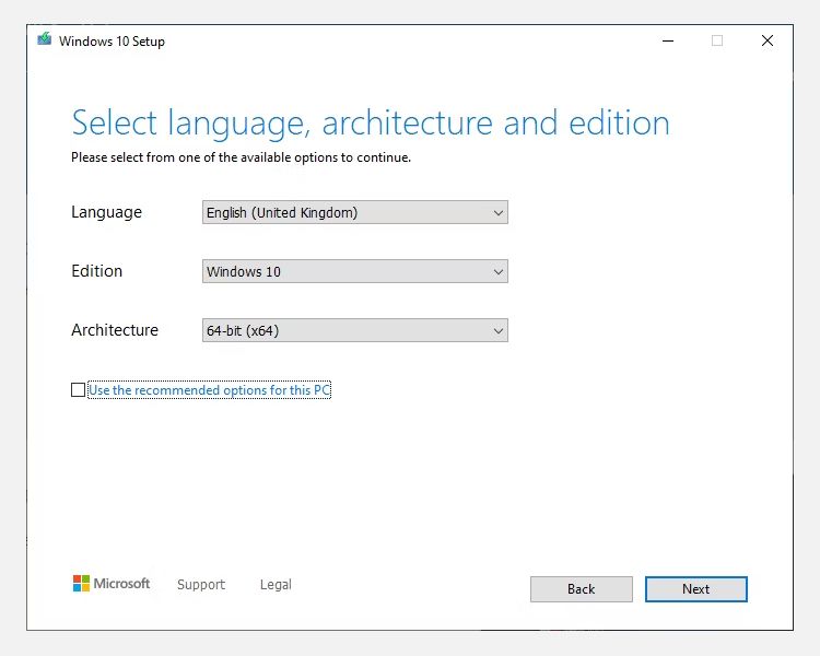Страница загрузки Windows Media Creation Tool