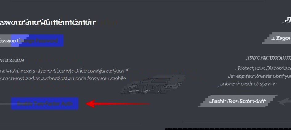 Activer 2FA Discord PC