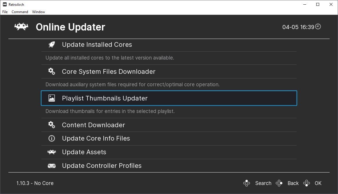 Обновление миниатюр плейлистов