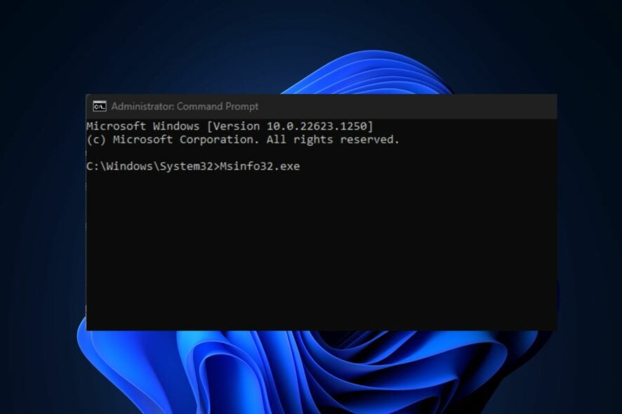 Msinfo32.exe не работает — исправление