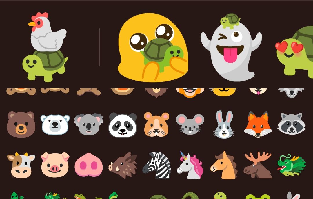 Изображение: пример двух эмодзи, объединённых в Gboard