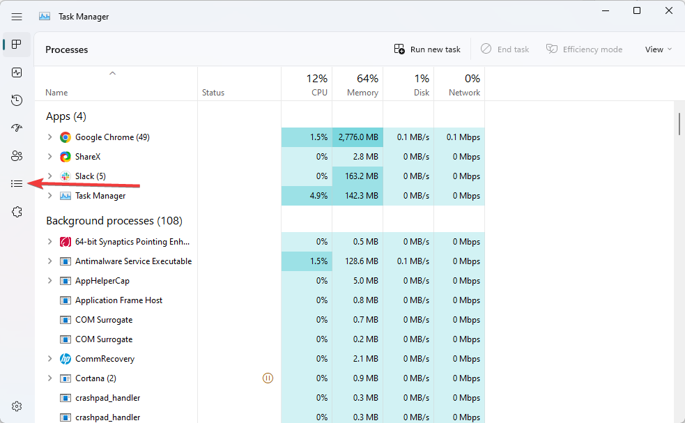 Установка приоритета процесса Roblox в Диспетчере задач