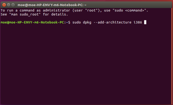 Установка Wine на Ubuntu — добавление архитектуры i386