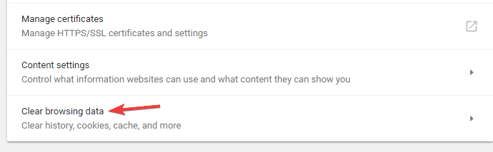 Скриншот окна подтверждения удаления данных браузера
