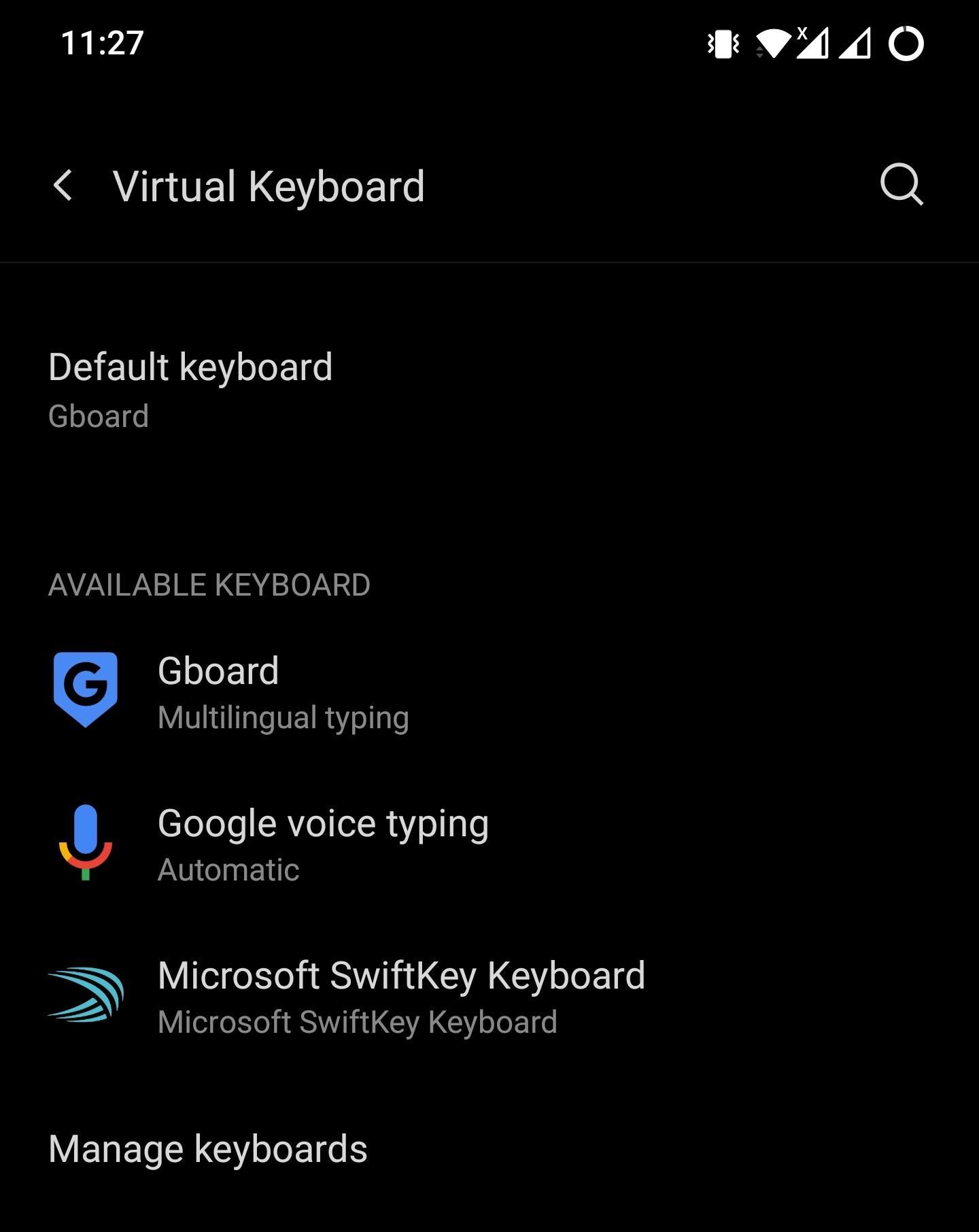 Teclado virtual