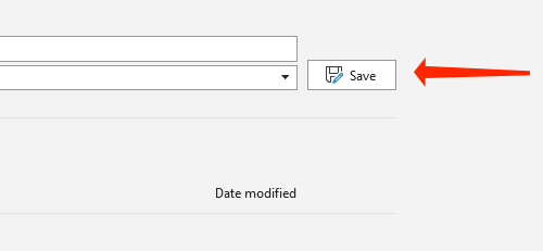 Подтвердите сохранение в выбранной папке OneDrive