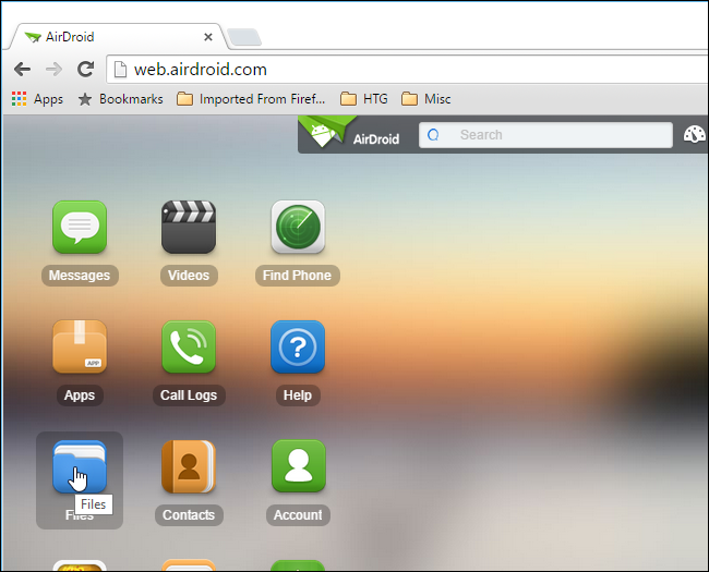 Выбор раздела