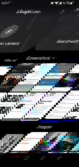 Perform Reverse Image Search Android Lens Search