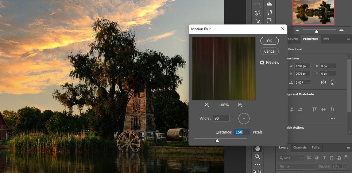 Шаг 5 Distance 150