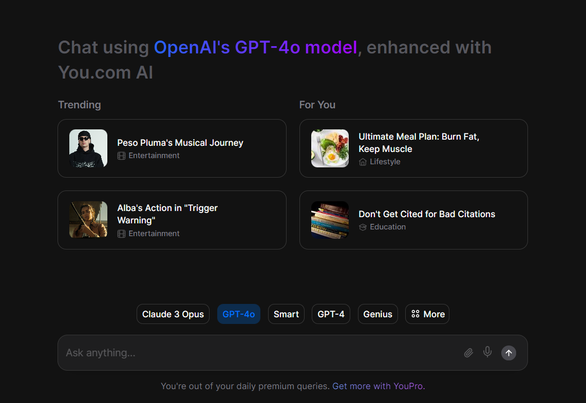 Как обойти лимит ChatGPT 4o — бесплатные альтернативы