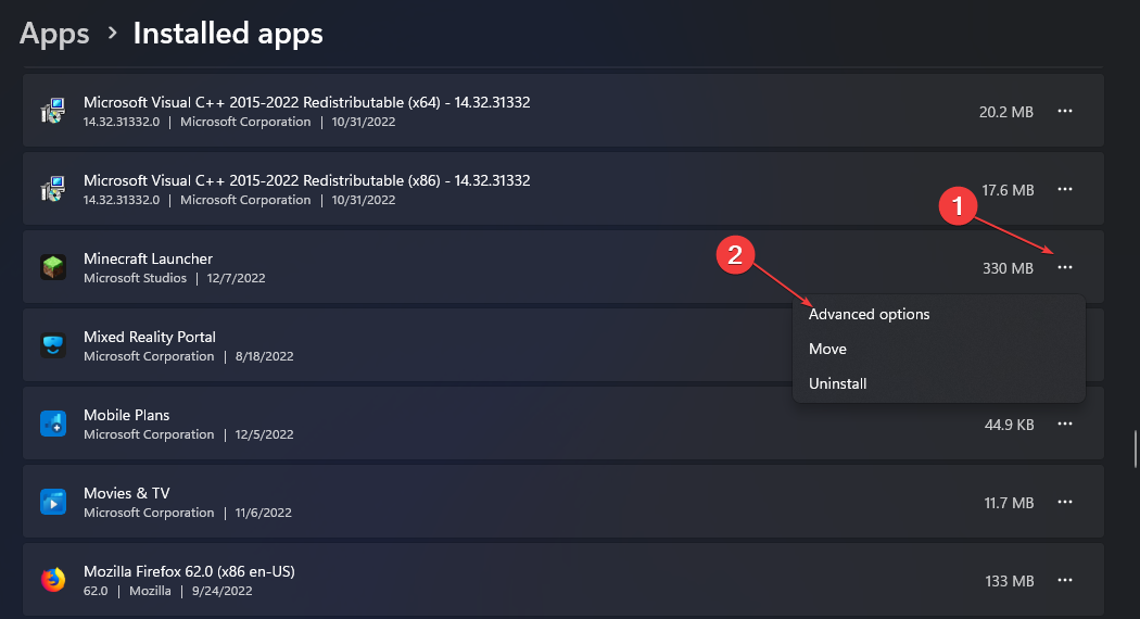 Дополнительные параметры Minecraft Launcher