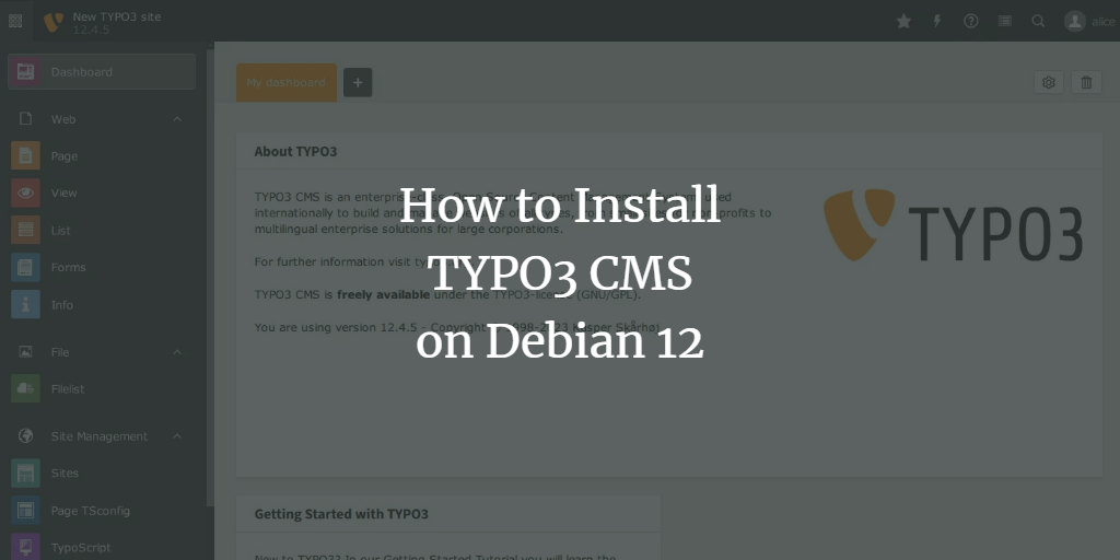 Установка TYPO3 CMS на Debian 12 (LAMP)
