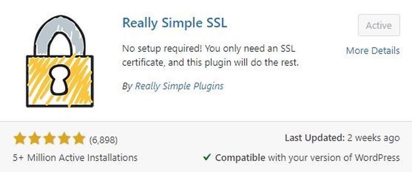Плагин Really Simple SSL в WordPress