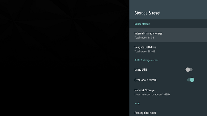 Доступ к памяти Shield по локальной сети в настройках