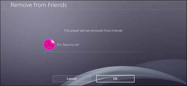 Удалить или заблокировать друга на PlayStation