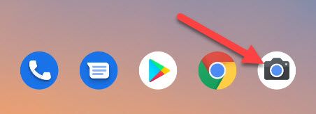 Откройте приложение Google Camera.
