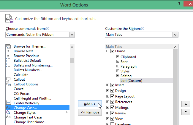 Добавление команды в новую группу