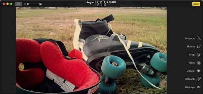 Редактирование фотографий в Photos на Mac