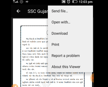 Пункт меню «Печать» в Google PDF Viewer