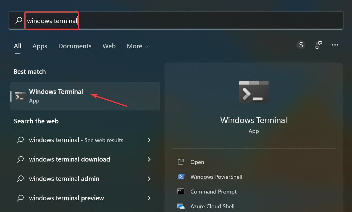 Windows Terminal — запуск для устранения неполадок
