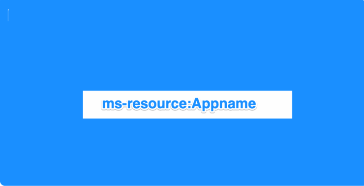 Исправить ms-resource:AppName в Windows 11