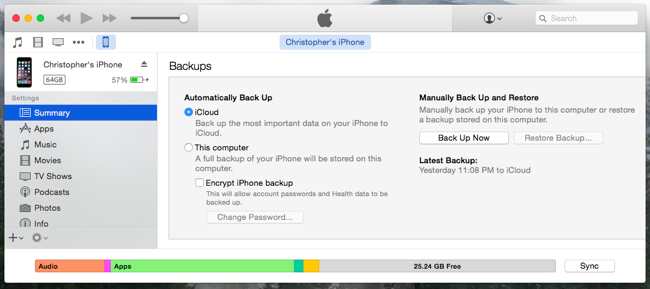 Процесс восстановления устройства из резервной копии: экран настройки и подсказки по восстановлению