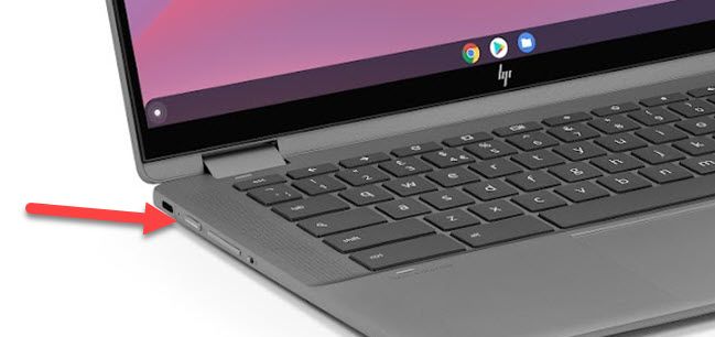 Нажмите кнопку питания на корпусе или клавиатуре для включения