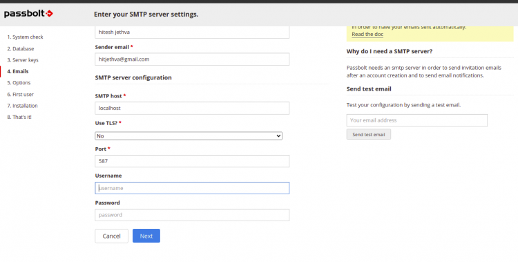 Запрос SMTP сервера