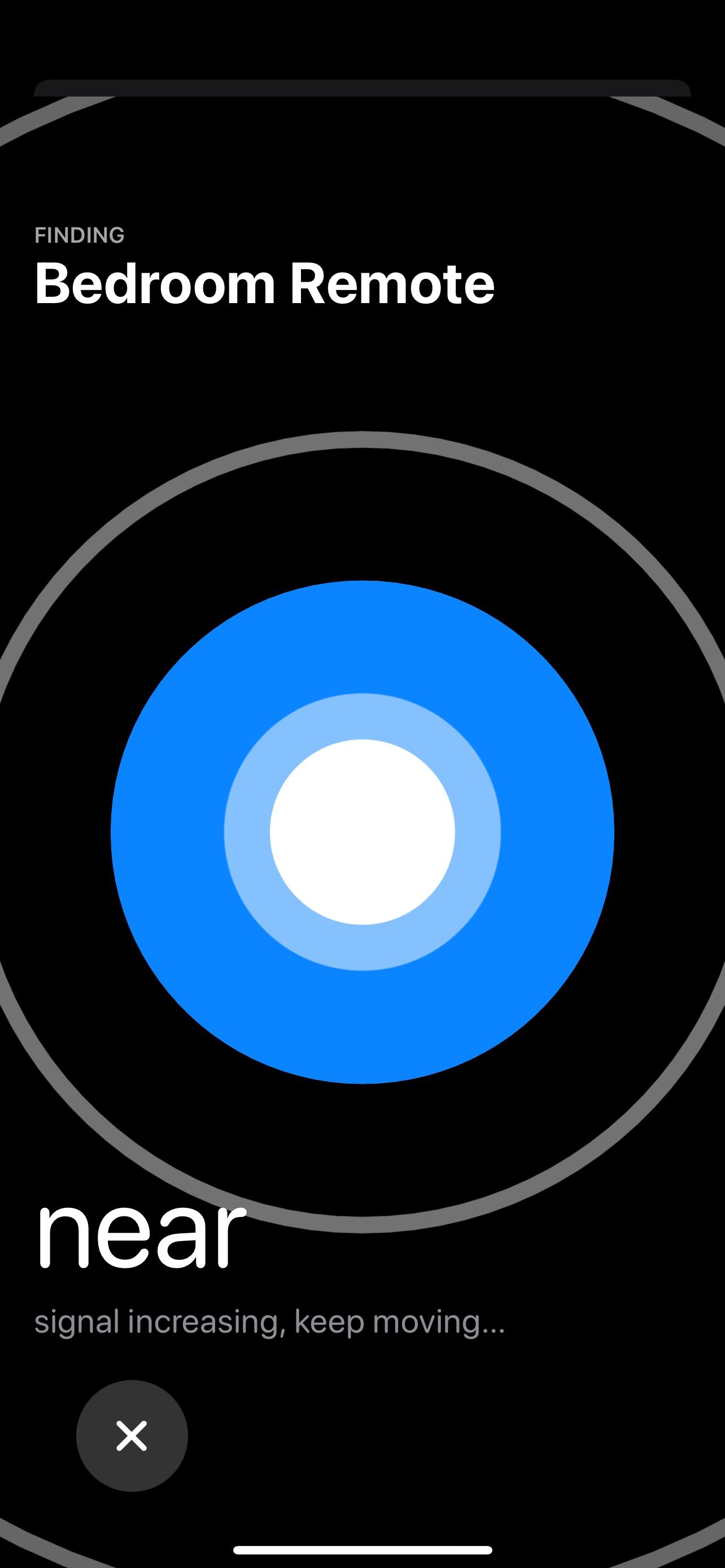 iOS Control Center Apple TV Remote App Nearby Signal