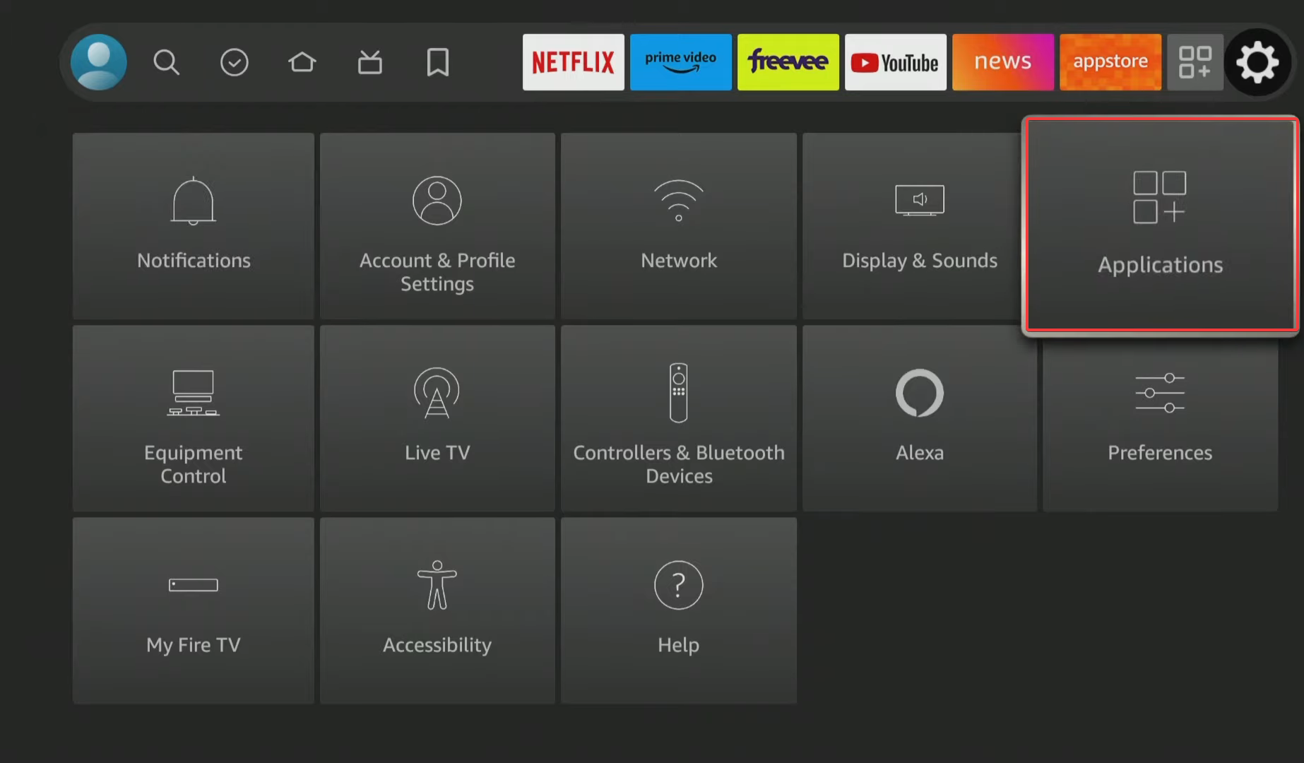 настройки приложений
