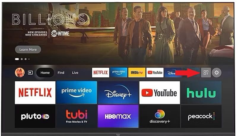 Приложения на Amazon Fire TV (серия Omni 43)
