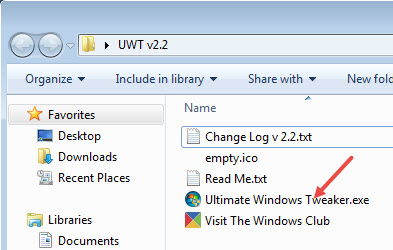 Интерфейс утилиты Ultimate Windows Tweaker