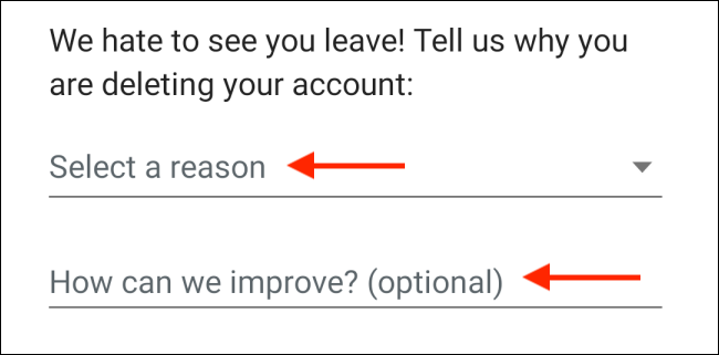 Выберите причину ухода из WhatsApp