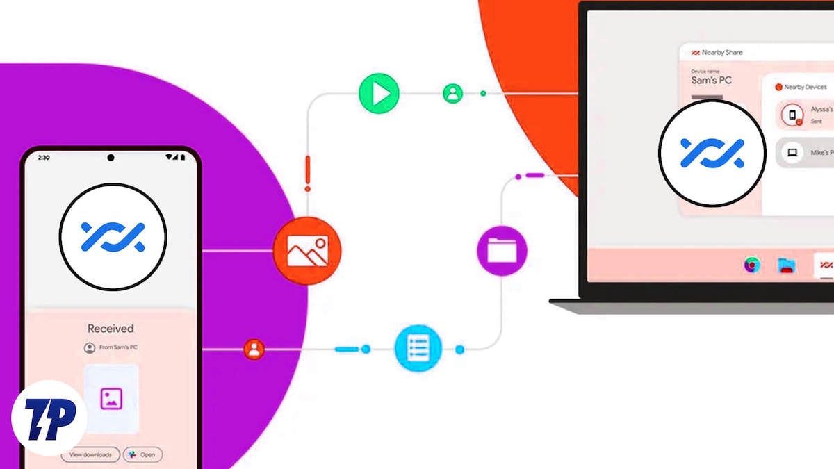 Nearby Share на Windows: установка и передача файлов