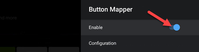 Включение службы Button Mapper